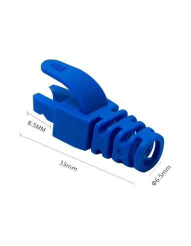 Manson protectie mufa RJ45, albastru (100buc) RJ45-CAP-BL