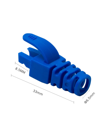 Manson protectie mufa RJ45, albastru (100buc) RJ45-CAP-BL