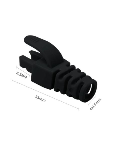Manson protectie mufa RJ45, negru (100buc) RJ45-CAP-BK