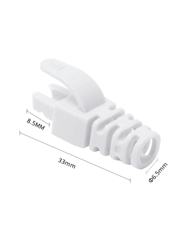 Manson protectie mufa RJ45, alb (100buc) RJ45-CAP-WH