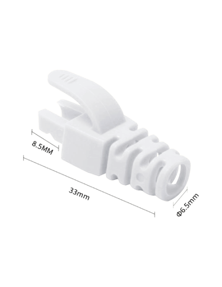 Manson protectie mufa RJ45, alb (100buc) RJ45-CAP-WH