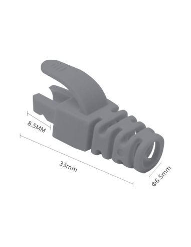 Manson protectie mufa RJ45, gri (100buc) RJ45-CAP-GY