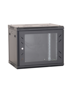 Rack perete 9U 19'' 600x450, capacitate incarcare 80 Kg, negru - ASYTECH Networking ASY-9U-6045W