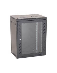 Rack perete 15U 19' 600x450, capacitate incarcare 80 Kg, negru - ASYTECH Networking ASY-15U-6045W
