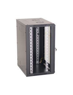 Rack perete 15U 19' 600x450, capacitate incarcare 80 Kg, negru - ASYTECH Networking ASY-15U-6045W 2
