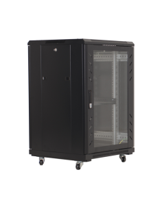Rack podea 27U 19' 600x800, capacitate incarcare 500 Kg, negru - ASYTECH Networking ASY-27U-6080E 2