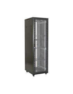 Rack podea 42U 19' 600x800, capacitate incarcare 800 Kg, negru - ASYTECH Networking ASY-42U-6080S