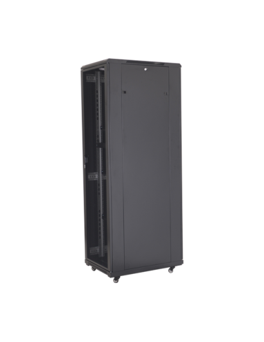 Rack podea 42U 19' 800x1000, capacitate incarcare 800 Kg, negru - ASYTECH Networking ASY-42U-8010S
