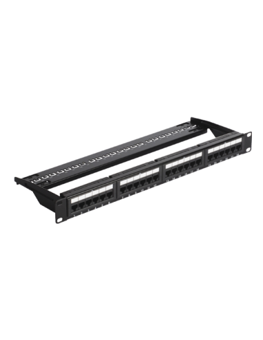Patch Panel 1U, UTP cat5e, 24 porturi RJ45 - ASYTECH Networking ASY-PP-UTP5E-24