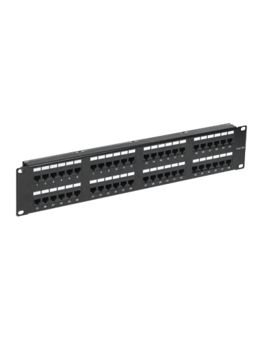 Patch Panel 2U, UTP cat5e, 48 porturi RJ45 - ASYTECH Networking ASY-PP-UTP5E-48