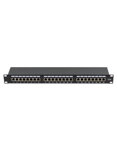 Patch Panel 1U, FTP cat5e, 24 porturi RJ45 - ASYTECH Networking ASY-PP-FTP5E-24