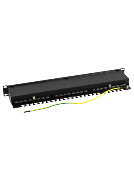 Patch Panel 1U, FTP cat5e, 24 porturi RJ45 - ASYTECH Networking ASY-PP-FTP5E-24