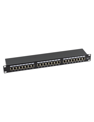 Patch Panel 1U, FTP cat6, 24 porturi RJ45 - ASYTECH Networking ASY-PP-FTP6-24