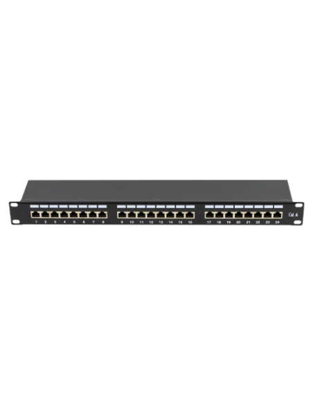 Patch Panel 1U, FTP cat6, 24 porturi RJ45 - ASYTECH Networking ASY-PP-FTP6-24