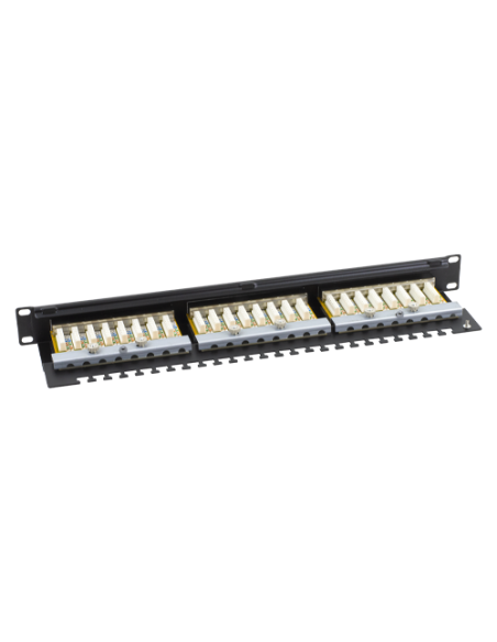 Patch Panel 1U, FTP cat6, 24 porturi RJ45 - ASYTECH Networking ASY-PP-FTP6-24