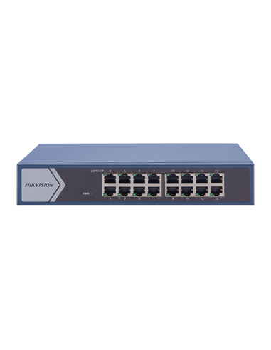 Switch L2, 16 x RJ45 1G, Smart Management - HIKVISION DS-3E1516-EI