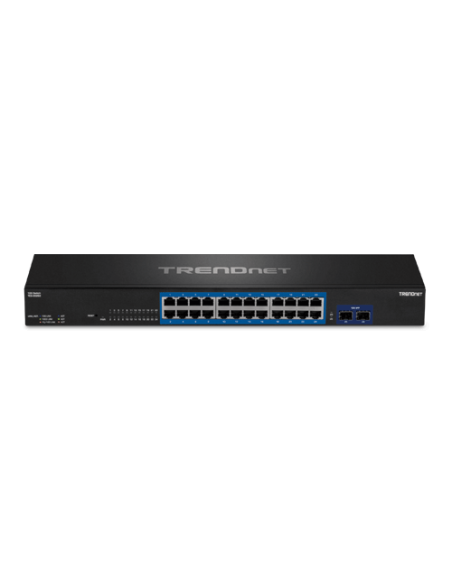 Switch 24 porturi Gigabit, 2 porturi SFP+ 10G - TRENDnet TEG-30262