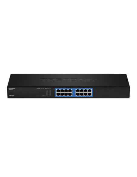 Switch GREENnet rack mount 16 porturi Gigabit - TRENDnet TEG-S16G