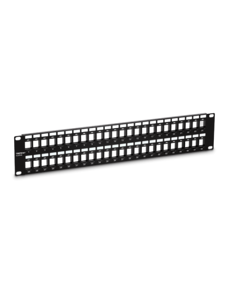 Patch Panel 48 porturi blank keystone 2U - TRENDnet TC-KP48