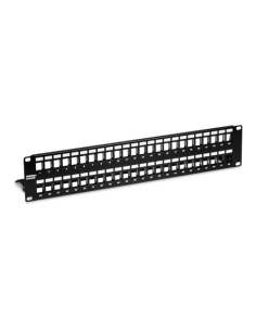 Patch Panel ecranat 48 porturi blank keystone 2U - TRENDnet TC-KP48S