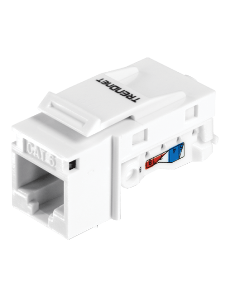 Keystone Jack Cat.6 tool-less, alb - TRENDnet TC-K25C6