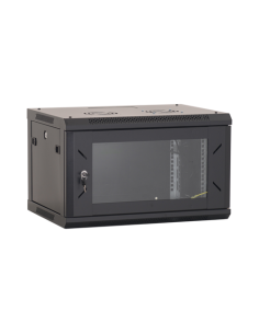 Rack perete 4U 19'' 600x450, capacitate incarcare 80 Kg, negru - ASYTECH Networking ASY-4U-6045W