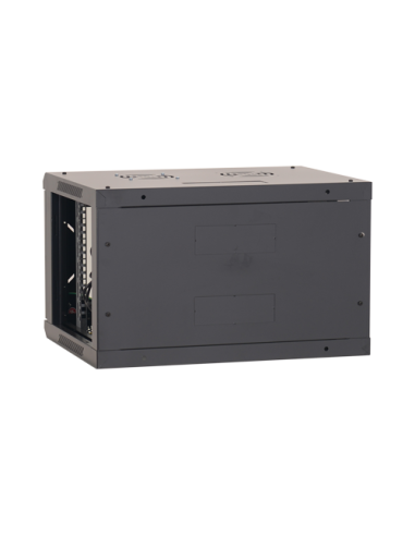 Rack perete 4U 19'' 600x450, capacitate incarcare 80 Kg, negru - ASYTECH Networking ASY-4U-6045W