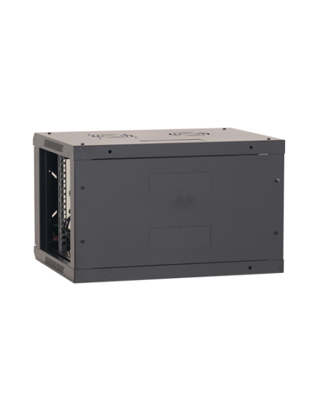 Rack perete 4U 19'' 600x450, capacitate incarcare 80 Kg, negru - ASYTECH Networking ASY-4U-6045W