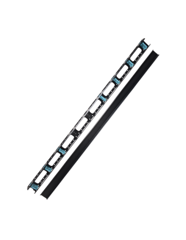 Organizator vertical cabluri, metalic, 42U - ASYTECH Networking ASY-VCM-42