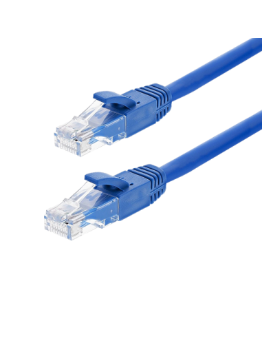 Patch cord Gigabit UTP cat6, LSZH, 0.50m, albastru - ASYTECH Networking TSY-PC-UTP6-050M-B