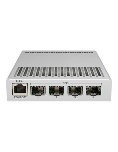 Smart Switch, 1 x Gigabit, 4 x SFP+ 10Gbps - Mikrotik CRS305-1G-4S+IN