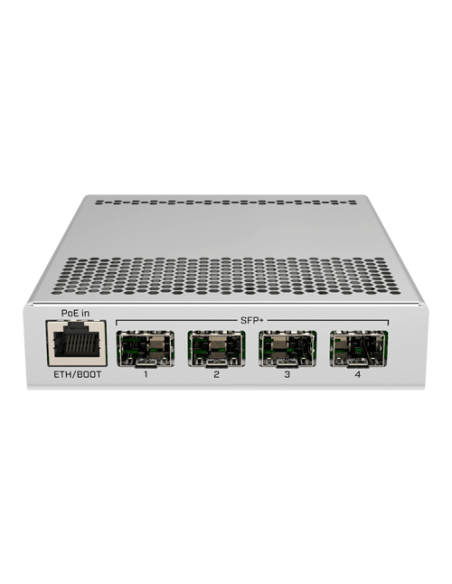 Smart Switch, 1 x Gigabit, 4 x SFP+ 10Gbps - Mikrotik CRS305-1G-4S+IN