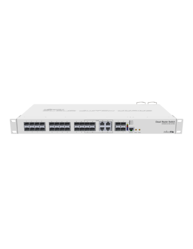Management Switch 20 x SFP, 4 x SFP+, 4 x Combo (Gigabit sau SFP) - Mikrotik CRS328-4C-20S-4S+RM