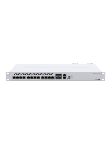 Management Switch, 8 x 10G Ethernet, 4 x 10G combo RJ45/SFP+,  - Mikrotik CRS312-4C+8XG-RM
