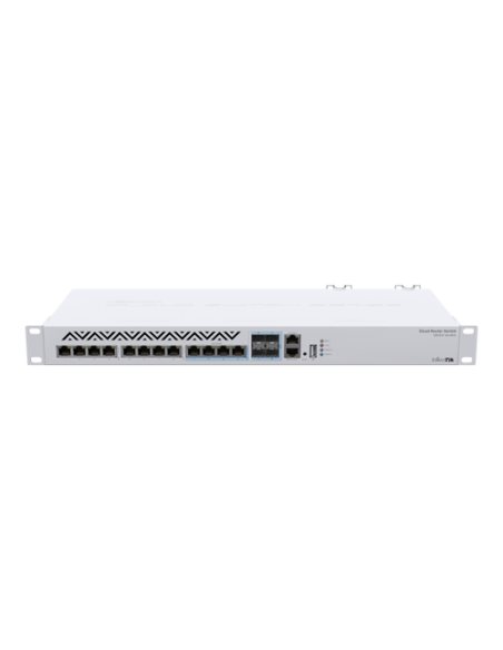 Management Switch, 8 x 10G Ethernet, 4 x 10G combo RJ45/SFP+,  - Mikrotik CRS312-4C+8XG-RM