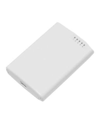 Router PowerBox de exterior, 5 x Fast Ethernet, 4 x PoE, RouterOS L4 - Mikrotik RB750P-PBr2