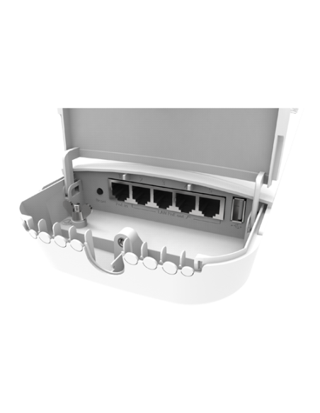 OmniTIK 5 POE ac, 2 antene 7.5dBi 5GHz, 802.11an/ac, 5 x Gigabit LAN (4 PoE-OUT), PoE - MikroTik RBOmniTikPG-5HacD