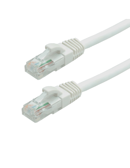 Patch cord Gigabit UTP cat6, LSZH, 3.0m, alb - ASYTECH Networking TSY-PC-UTP6-3M-W