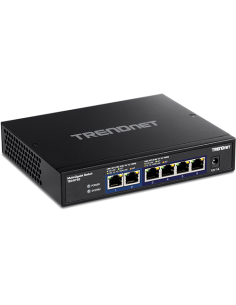 Switch 6 porturi, 4 x 2.5G si 2 x 10G , Fanless - TRENDnet TEG-S762