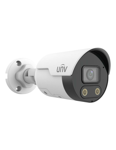 Camera IP 2MP, Lumina alba si Smart IR 30M, lentila 2.8mm, Microfon si speaker, IP67, PoE - UNV IPC2122LE-ADF28KMC-WL