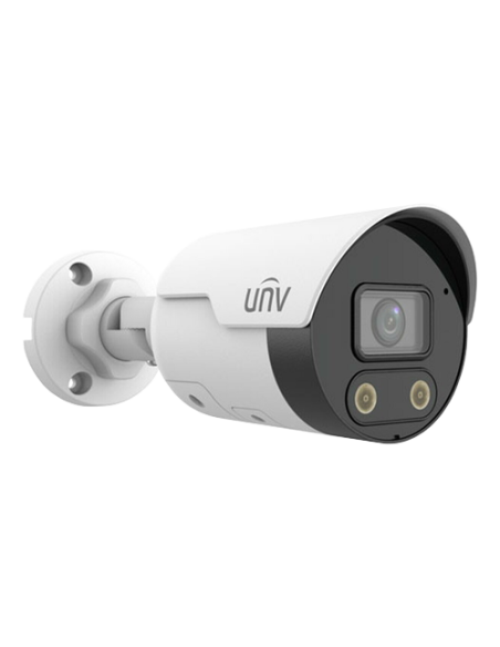 Camera IP 2MP, Lumina alba si Smart IR 30M, lentila 2.8mm, Microfon si speaker, IP67, PoE - UNV IPC2122LE-ADF28KMC-WL