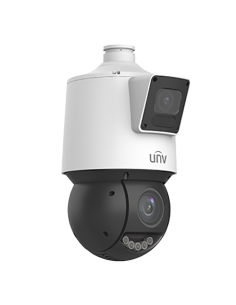 Camera Dual-lens IP, PTZ, 4MP, 25X, IR100m&WL30m, AutoTracking, Audio, Alarm, PoE, IP66 - UNV IPC94144SFW-X25-F40C