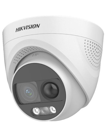 Camera Analog 4K cu PIR 11 m, ColorVu lentila 2.8mm, WL 20 m, Alarma Audio + Stroboscop - HIKVISION DS-2CE72UF3T-PIRXO-2.8mm