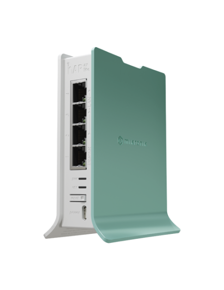 hAP ax lite, RouterOS licenta 4, 4 x Gigabit, NAND, 2.4GHz, USB type C - MikroTik L41G-2axD