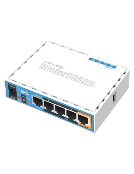 hAP ac, 5 x 100M, 802.11b/g/n 2.4Ghz, 802.11a/n/ac 5GHz, PoE - MikroTik RB952Ui-5ac2nD