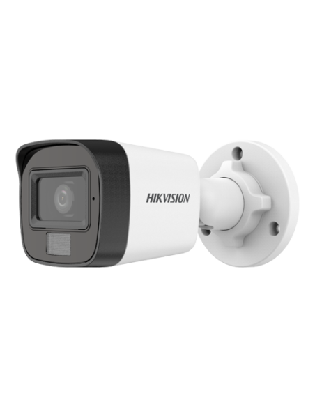 Dual Light - Camera analog 2MP, lentila 2.8mm, IR 25m, WL 20m, TVI/AHD/CVI/CVBS, Mic., IP67 - HIKVISION DS-2CE16D0T-LPFS-2.8mm