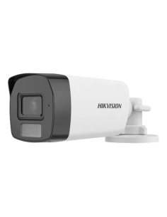Dual Light - Camera analog 2MP, lentila 2.8mm, IR 40m, WL 40m, TVI/AHD/CVI/CVBS, Mic. - HIKVISION DS-2CE17D0T-LFS-2.8mm