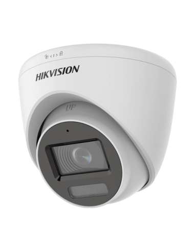 Dual Light - Camera analog 2MP, lentila 2.8mm, IR 40m, WL 20m, TVI/AHD/CVI/CVBS, Mic. - HIKVISION DS-2CE78D0T-LFS-2.8mm