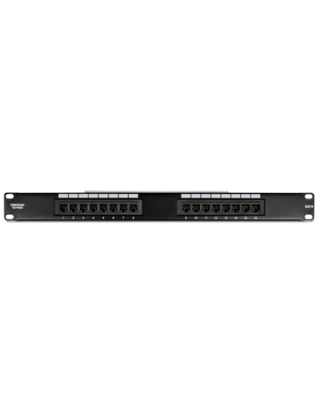 Patch Panel 16 porturi RJ45 UTP, Cat6 - TRENDnet TC-P16C6