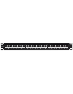 Patch Panel 24 porturi RJ45, Cat6a, Ecranat, 1U - TRENDnet TC-P24C6AS